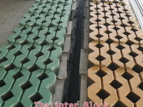 บล็อกตัวหนอน บล็อกแปดเหลี่ยม บล็อกปูหญ้า แผ่นทางเท้า