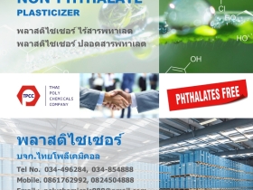 Non-Phthalate Plasticizer, พลาสติไซเซอร์ไร้สารพทาเลต, นอนพทาเลต